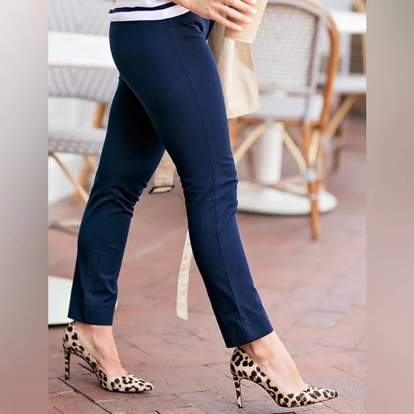 Banana Republic | Pants & Jumpsuits | Banana Republic Sloan Cropped Slim  Cigarette Pants In Denim Size 4 Bnwt